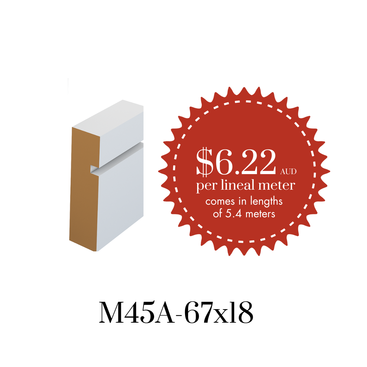M45A- Architrave/Skirting
