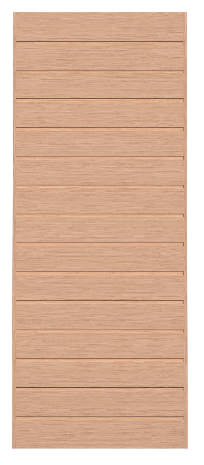 TTC 001 Horizontal Shiplap Timber Door Australian Moulding Doors