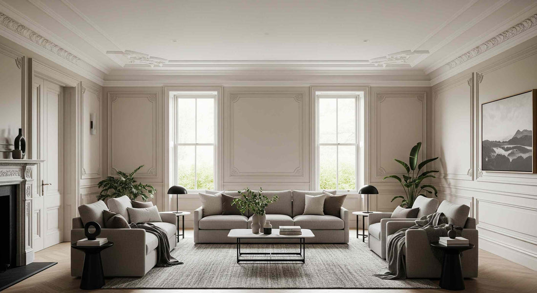 How to Pair Ceiling Mouldings with Wall Mouldings